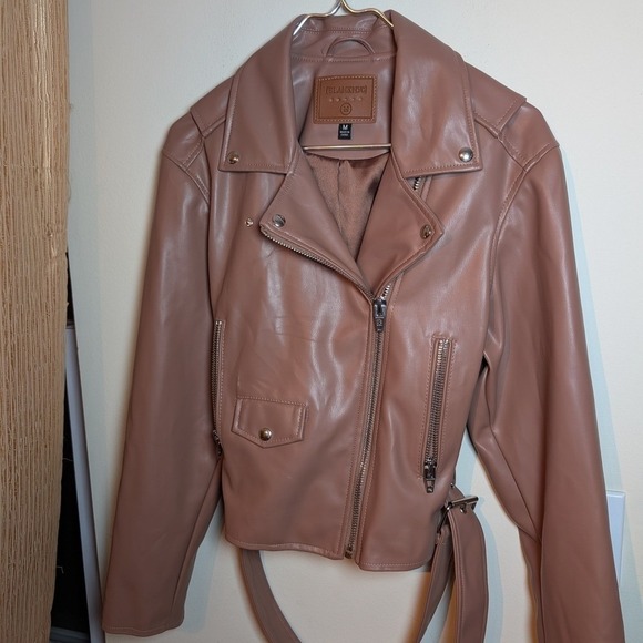 Blank NYC Jackets & Blazers - Blank NYC Tan Leather Jacket